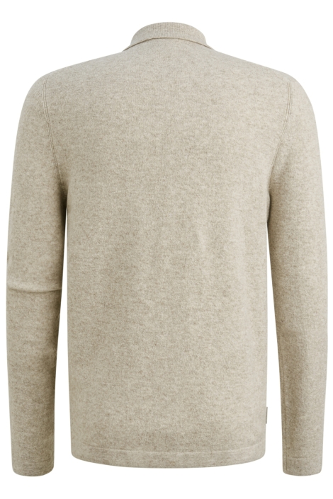 Cast Iron beige heren vest | Achteraanzicht