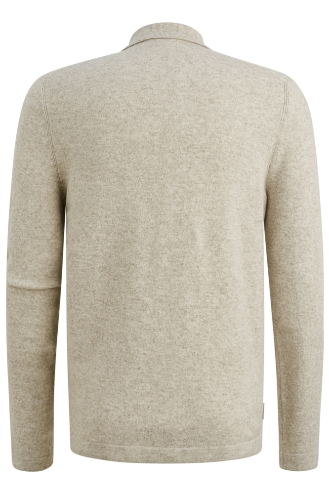 Cast Iron beige heren vest | Achteraanzicht