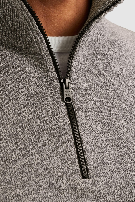 Cast Iron blauwe heren trui | Kleurstaal