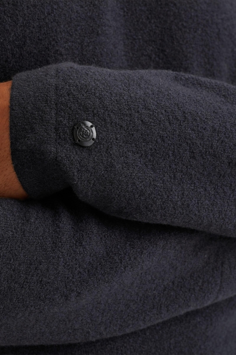 Cast Iron blauwe heren trui | Kleurstaal