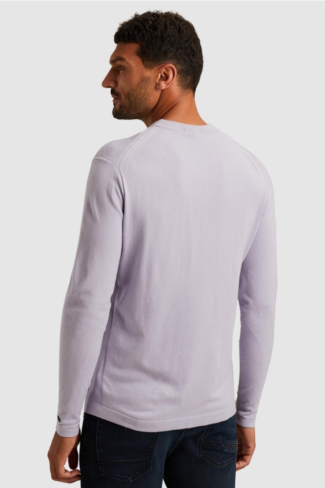 Cast Iron roze heren trui | Model achteraanzicht