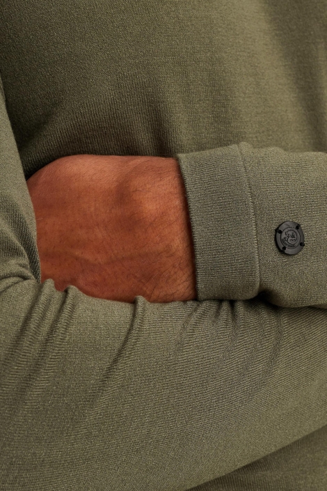 Cast Iron groene heren trui | Kleurstaal