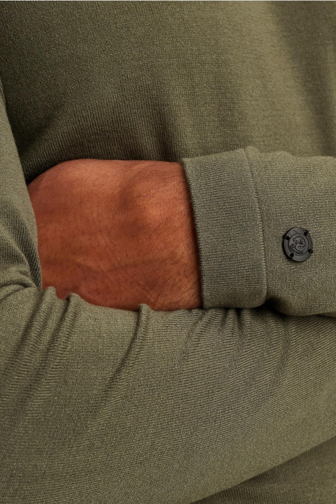 Cast Iron groene heren trui | Kleurstaal