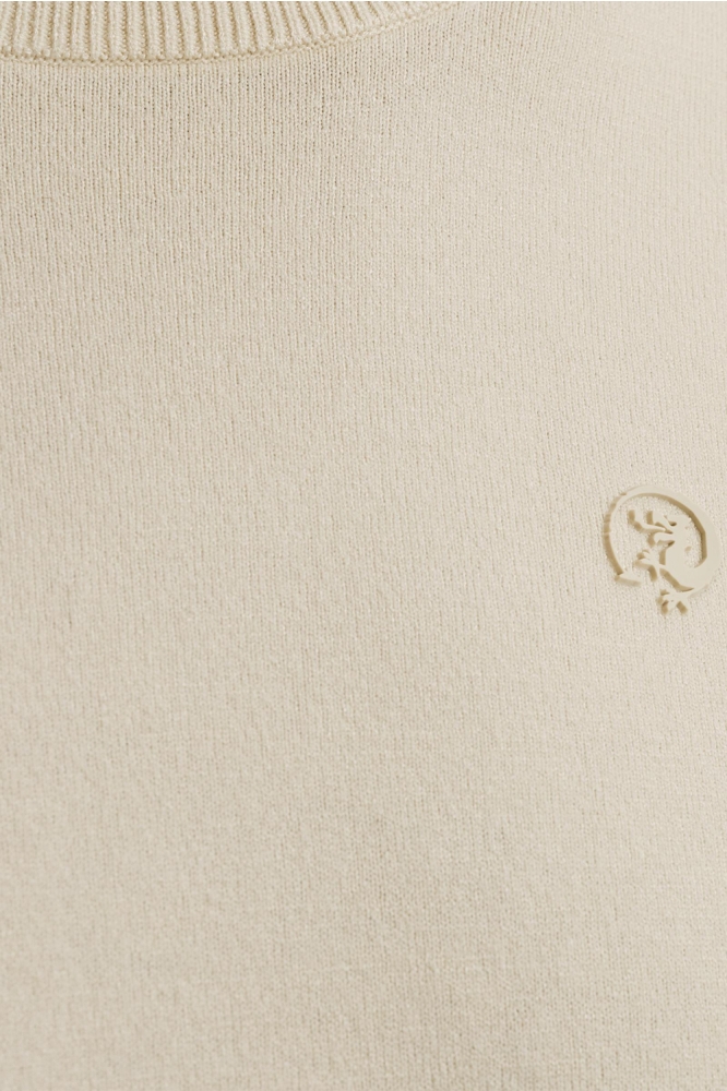 Cast Iron beige heren trui | Kleurstaal