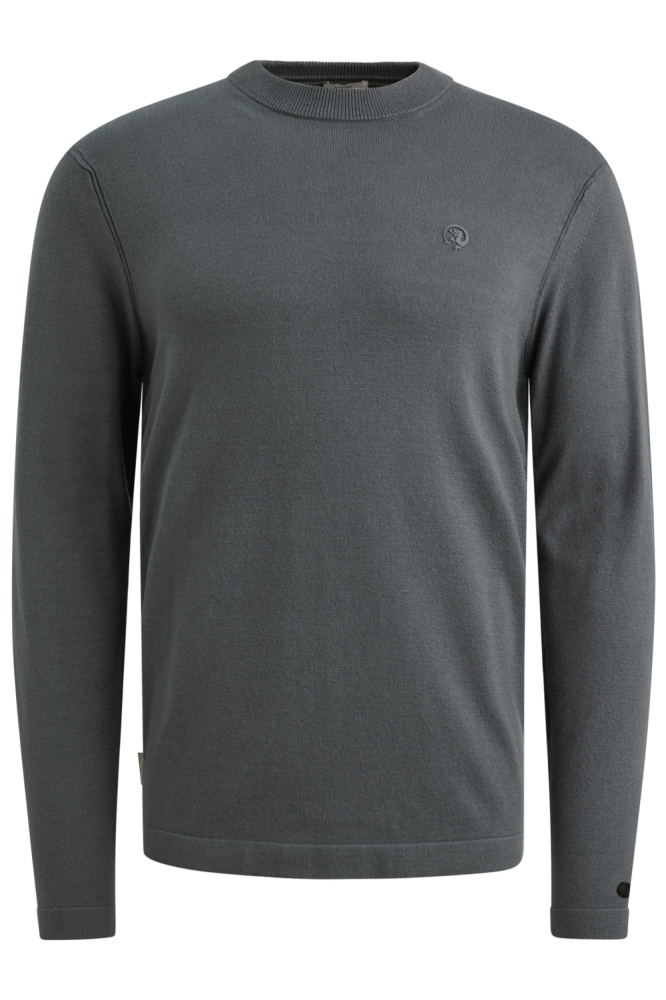 Cast Iron blauwe heren trui | Vooraanzicht