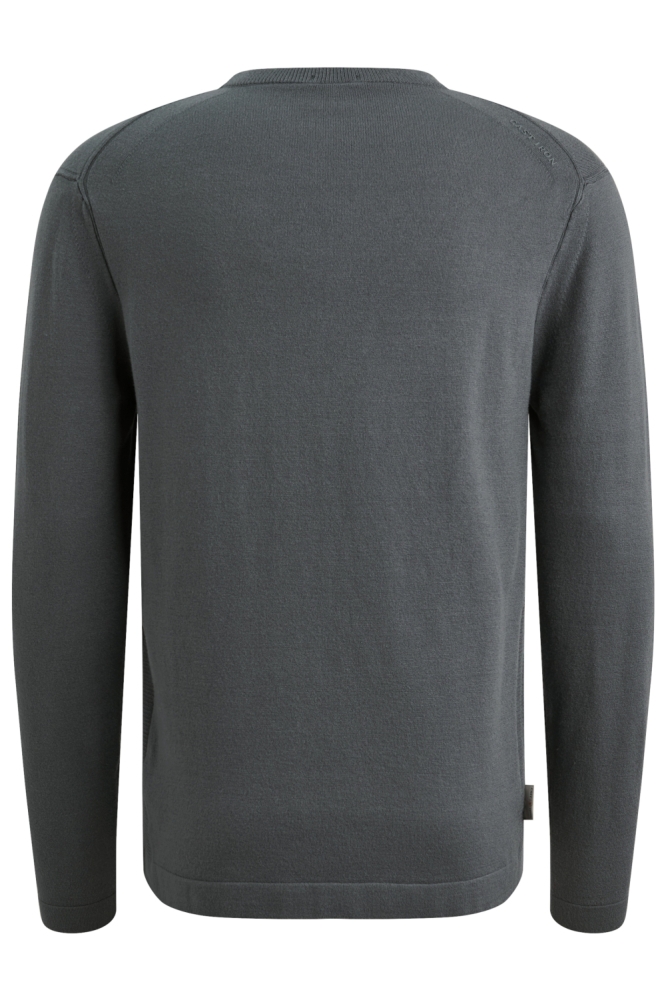 Cast Iron blauwe heren trui | Achteraanzicht