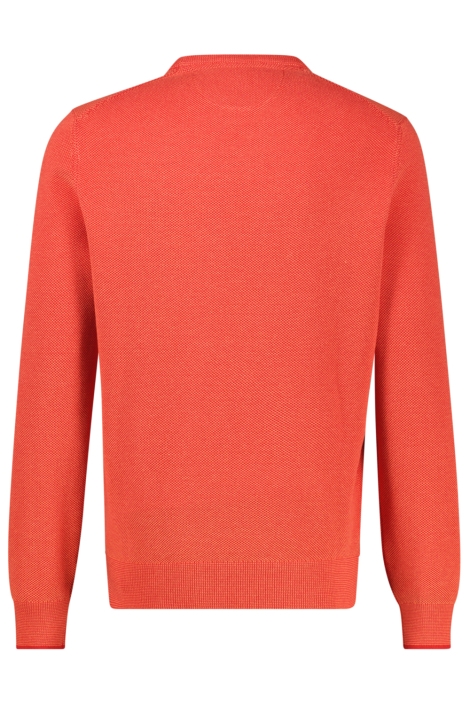 Lerros oranje heren trui | Achteraanzicht