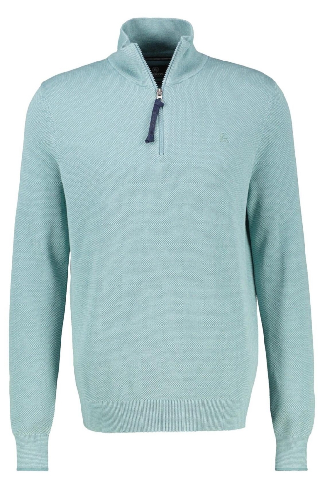 Lerros groene heren trui | Vooraanzicht