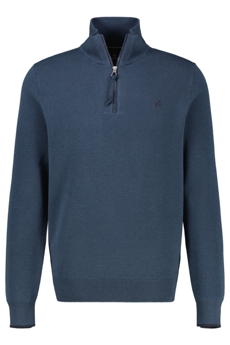 Lerros blauwe heren trui | Vooraanzicht