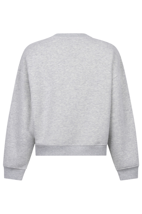 Zoso grijze dames sweater | Achteraanzicht