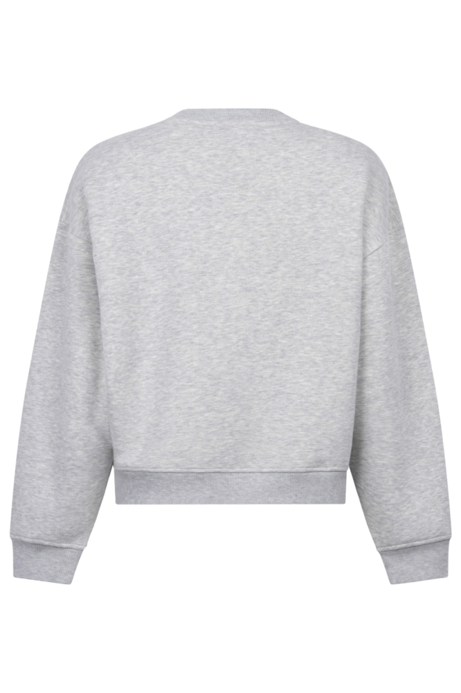 Zoso grijze dames sweater | Achteraanzicht