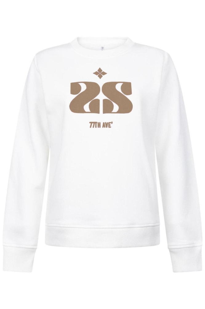 Zoso witte dames sweater | Vooraanzicht