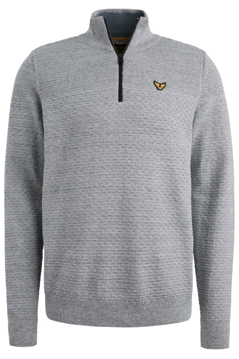 PME legend blauwe heren trui | Vooraanzicht