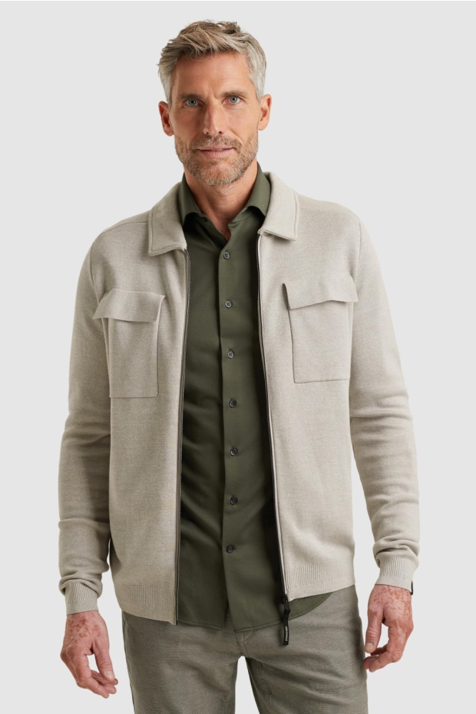 Vanguard grijze heren vest | Model vooraanzicht