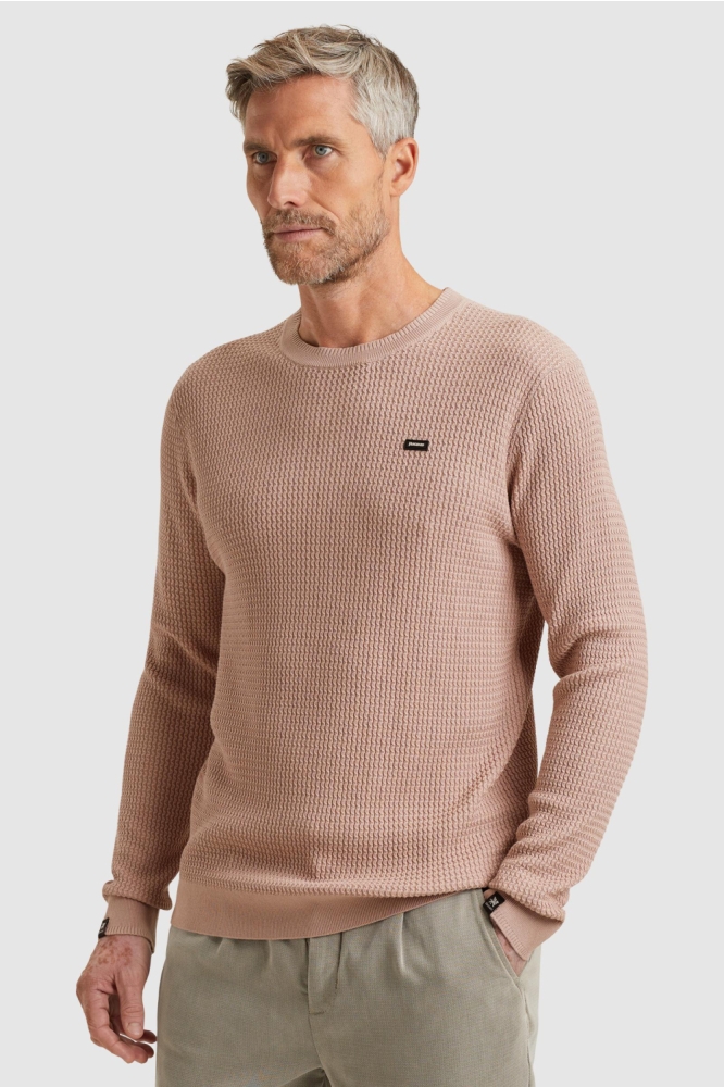 Vanguard roze heren trui | Model zijaanzicht