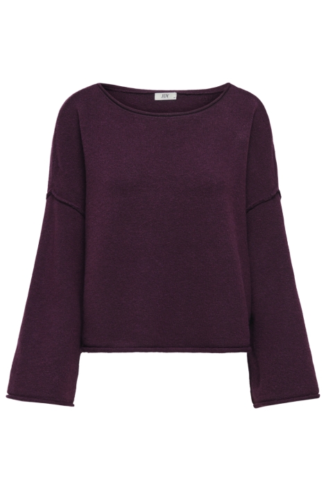 Jacqueline de Yong bordeaux dames trui | Vooraanzicht