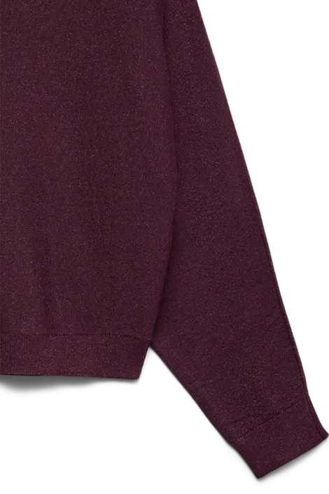 Vero Moda bordeaux dames trui | Close up