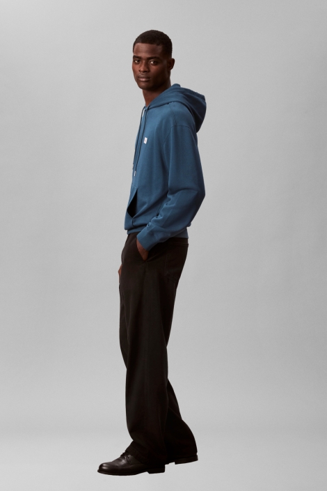 Calvin Klein blauwe heren sweater | Model