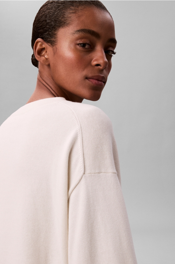 Calvin Klein beige dames trui | Vooraanzicht