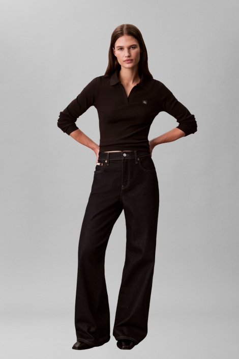 Calvin Klein zwarte dames t-shirt | Model