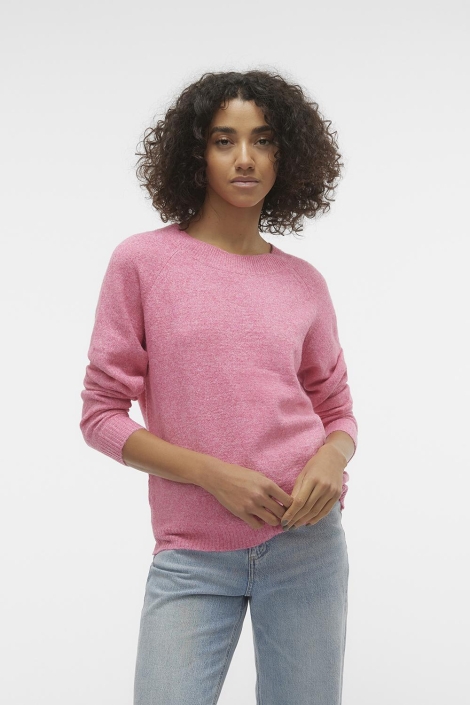 Vero Moda roze dames trui | Model vooraanzicht