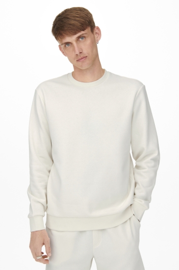 Only & Sons ONSCERES CREW NECK NOOS 22018683 CLOUD DANCER