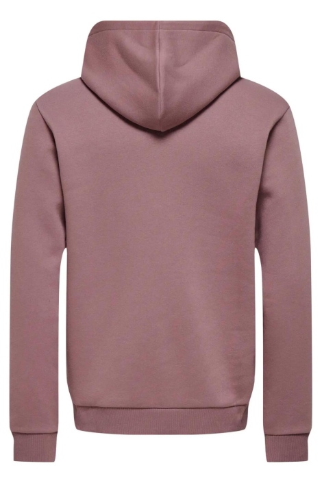 Only & Sons roze heren sweater | Achteraanzicht