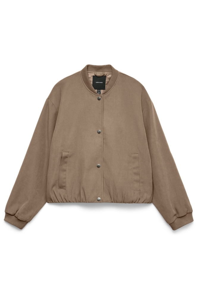 Vero Moda camel dames jas | Vooraanzicht