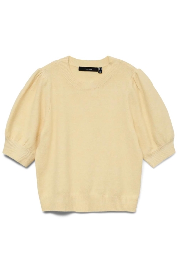 Vero Moda Trui VMDOFFY 2/4 O-NECK PULLOVER GA NOOS 10278313 GOLDEN HAZE/MELANGE