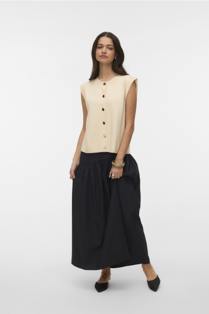 Vero Moda beige dames gilet | Model