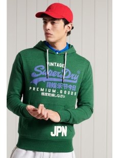 vl duo hood ub m2010514a superdry sweater willow green grit Grit Heren Truien | KLEDING.nl