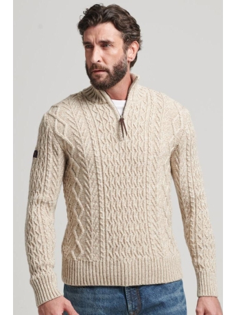 Superdry Trui JACOB HENLEY M6110308A 39E ECRU