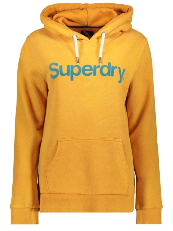 Superdry Trui VINTAGE CORE LOGO HOOD W2011470A THRIFT GOLD