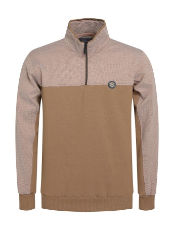 Gabbiano Trui SWEATER MET STREEPPATROON 773512 CAMEL