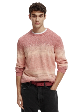 Scotch & Soda Trui GEMELEERDE TRUI MET STREPEN 170013 0218