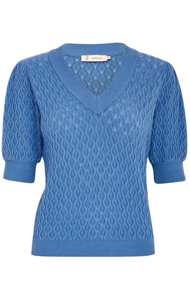 ROSALIA PUFF SLEEVE TEE PC1718 2993 MARINA BLUE