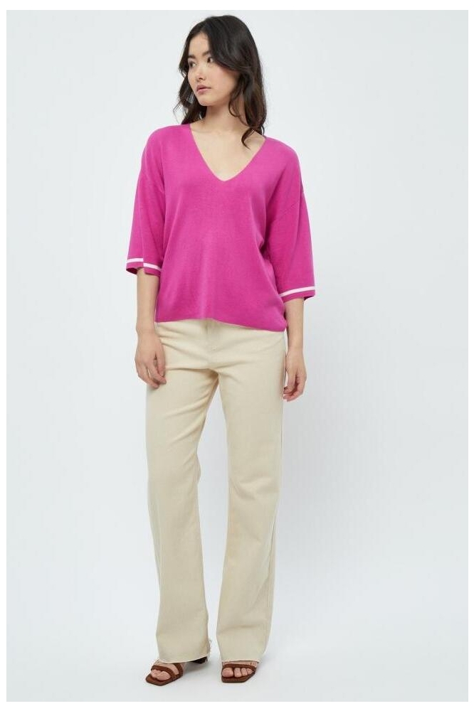 TANA WIDE SLEEVE PULLOVER PC6860 4122S MAGENTA PINK STRIPE