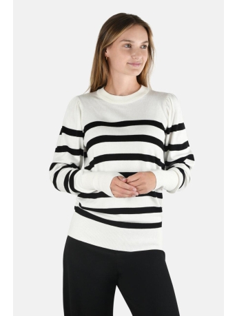 SisterS point Trui HOTTI N ST1 CREAM BLACK