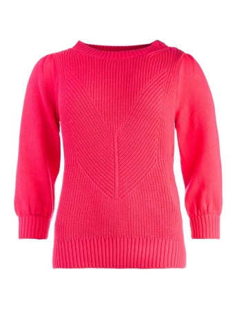 NED Trui SUZE 3 4 23S1 U190 01 433 RASPBERRY ROSE