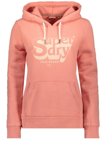 Superdry Trui VINTAGE SHADOW HOOD W2011720A  BURNT CORAL