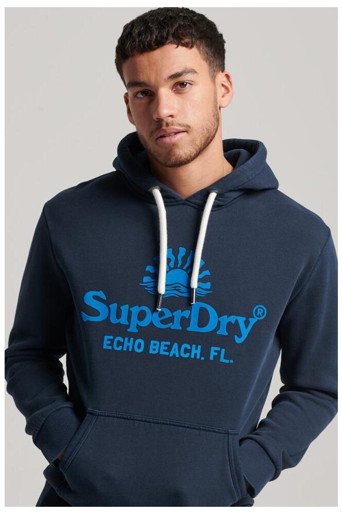 VINTAGE VENUE NEON HOOD M2012774A  ECLIPSE NAVY