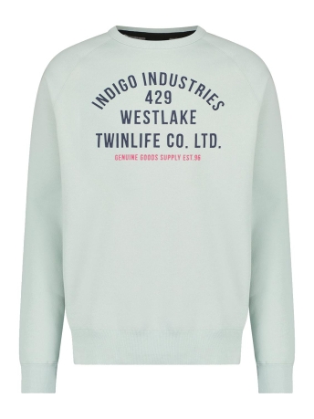 Twinlife Trui MEN SWEAT RAGLAN PRINT TW32301 508 STERLING BLUE