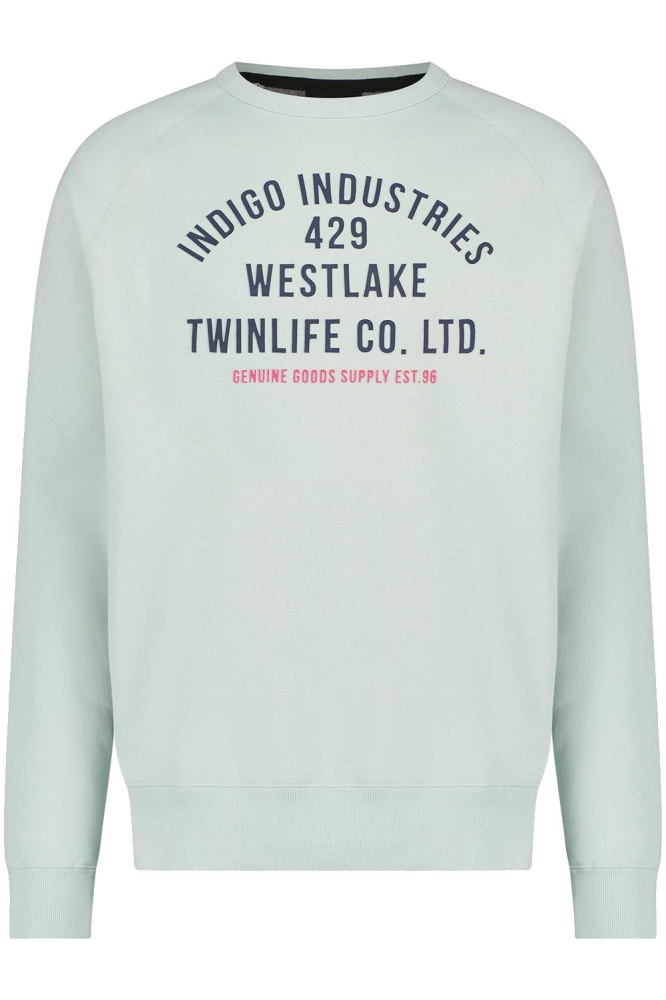 MEN SWEAT RAGLAN PRINT TW32301 508 STERLING BLUE