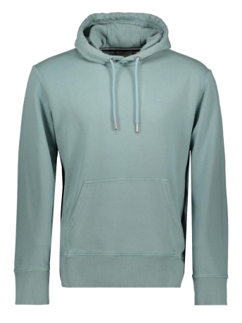 Superdry Trui CODE ESSENTIALOVERDYED HOOD M2012325A TOURMALINE BLUE