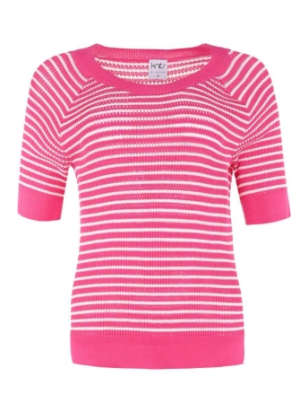 Maicazz Trui FUNNE TRUI SU23 70 214 PINK OFF WHITE
