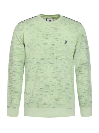 Gabbiano Trui SWEATER MET GEOMETRISCHE PRINT 773771 546 LIME GREEN