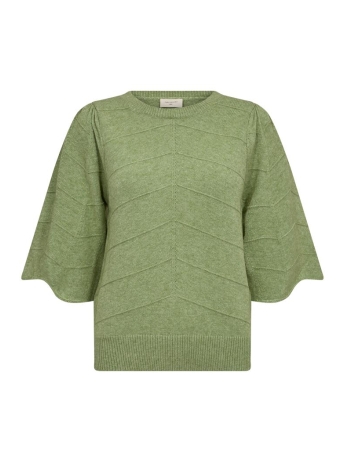 Freequent Trui FQCLAURA PULLOVER 202294 PIQUANT GREEN MELANGE