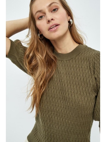 Peppercorn Trui OSIRIS HALF SLEEVE KNIT PC7088 3820 CAPERS
