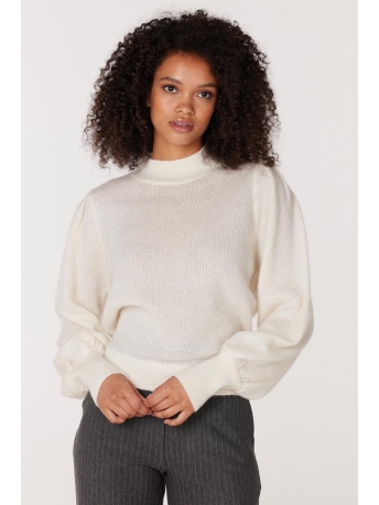 Juffrouw Jansen Trui BEAU W23 HK186 KNIT PULLOVER 000100 WINTER WHITE
