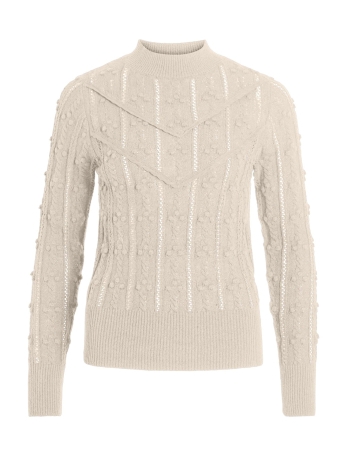 Rouge Vila Trui VIJOMA L S MOCK NECK KNIT 14088157 BIRCH